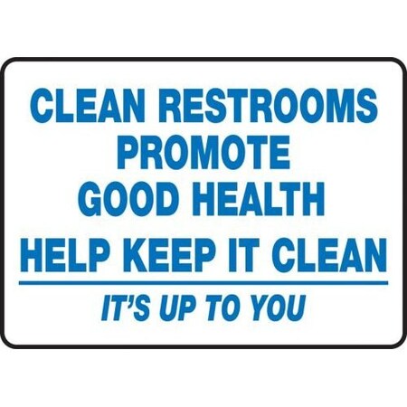 RESTROOM SIGNS 10 In X 14 In ALUMINUM UNIT MRST502VA